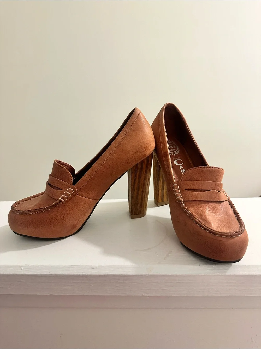 Jeffery Campbell Penny Lane Platform Loafers 7.5